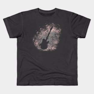 Guitarra eléctrica silueta Kids T-Shirt